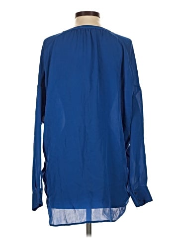 Vince. 3/4 Sleeve Silk Top (view 2)