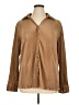 Unbranded 100% Polyester Brown Long Sleeve Blouse Size XL - photo 1
