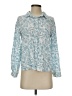 Unbranded Paisley Blue Long Sleeve Blouse Size S - photo 1