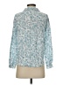 Unbranded Paisley Blue Long Sleeve Blouse Size S - photo 2