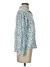 Unbranded Paisley Blue Long Sleeve Blouse Size S - photo 4