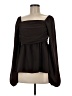 Unbranded 100% Polyester Brown Long Sleeve Blouse Size M (estimated) - photo 1