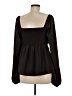 Unbranded 100% Polyester Brown Long Sleeve Blouse Size M (estimated) - photo 2