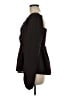 Unbranded 100% Polyester Brown Long Sleeve Blouse Size M (estimated) - photo 5