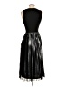 Warehouse Metallic Black Cocktail Dress Size 4 - photo 2
