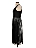 Warehouse Metallic Black Cocktail Dress Size 4 - photo 5