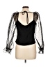Lulus 100% Polyester Black 3/4 Sleeve Blouse Size L - photo 2