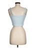 Pink Rose Blue Tube Top Size M - photo 2