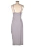 Unbranded Solid Gray Cocktail Dress Size M (estimated) - photo 2
