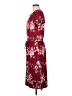 Assorted Brands Floral Burgundy Casual Dress Size M - photo 5