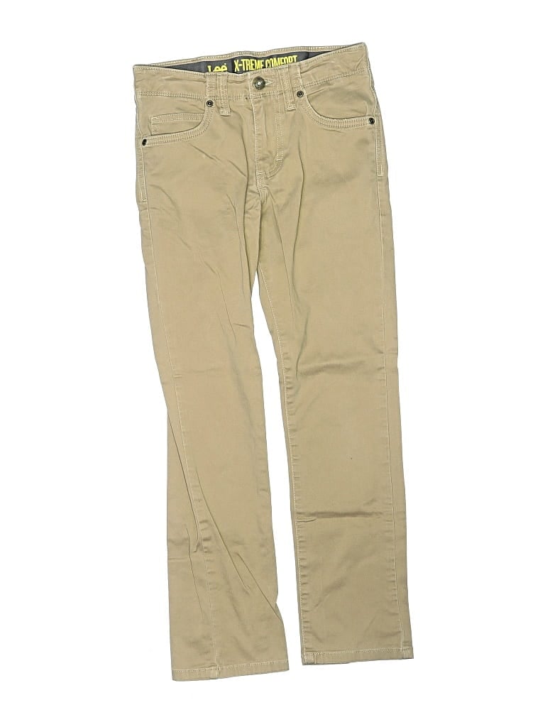 Pre-owned Lee Kids' Khaki Pant In Tan