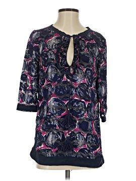 Tory Burch 3/4 Sleeve Silk Top