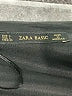 Zara Basic Solid Black Casual Dress Size L - photo 6