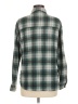 rue21 100% Polyester Plaid Green Long Sleeve Blouse Size M - photo 2