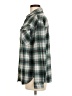 rue21 100% Polyester Plaid Green Long Sleeve Blouse Size M - photo 5