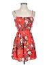 Be Cool 100% Rayon Floral Orange Cocktail Dress Size S - photo 1