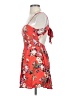 Be Cool 100% Rayon Floral Orange Cocktail Dress Size S - photo 5