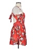 Be Cool 100% Rayon Floral Orange Cocktail Dress Size S - photo 4