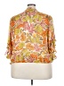 Vince Camuto 100% Polyester Orange 3/4 Sleeve Blouse Size 3X - photo 2