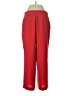 Ella 100% Polyester Red Casual Pants Size S - photo 2