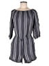 LOFT Beach Stripes Gray Romper Size XS - photo 1