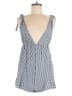 Urban Outfitters 100% Rayon Checkered-gingham Blue Romper Size M - photo 1
