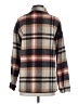 BTFBM 100% Polyester Plaid Brown Coat Size S - photo 2