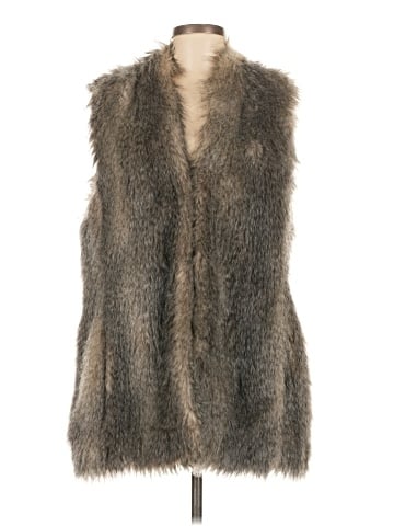 Banana Republic Faux Fur Vest (view 1)