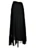 H&M 100% Polyester Solid Black Formal Skirt Size 4 - photo 1
