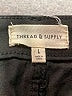 Thread & Supply Houndstooth Black Jeans Size L - photo 4
