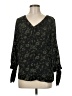 Fortune + Ivy 100% Polyester Green Long Sleeve Blouse Size M - photo 1