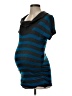 Motherhood Blue Short Sleeve Turtleneck Size XS Maternity - photo 1