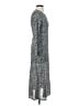 Express 100% Polyester Animal Print Silver Casual Dress Size XS - photo 4