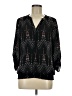 Maurices 100% Polyester Black 3/4 Sleeve Blouse Size M - photo 1