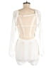 Unbranded 100% Polyester Ivory Romper Size M - photo 2