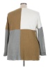Unbranded 100% Acrylic Color Block Brown Tan Pullover Sweater Size 3X - photo 2