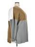 Unbranded 100% Acrylic Color Block Brown Tan Pullover Sweater Size 3X - photo 4