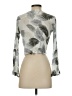 Sadie & Sage Silver Long Sleeve Blouse Size S - photo 2