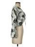 Sadie & Sage Silver Long Sleeve Blouse Size S - photo 4