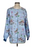 Assorted Brands Blue Long Sleeve Blouse Size S - photo 1