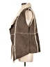 Dylan 100% Polyester Brown Faux Fur Vest Size L - photo 5