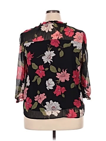Faith and Joy 3/4 Sleeve Blouse (view 2)