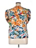 Shein Orange Short Sleeve Blouse Size 0XL - photo 2