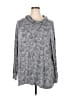Lane Bryant Paisley Gray Turtleneck Sweater Size 26 - 28 Plus - photo 1