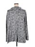 Lane Bryant Paisley Gray Turtleneck Sweater Size 26 - 28 Plus - photo 2