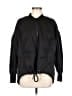 Foil Solid Black Track Jacket Size 6 - photo 1