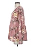 Bluivy Floral Pink Long Sleeve Blouse Size S - photo 5