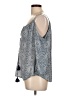 Tacera Blue 3/4 Sleeve Blouse Size L - photo 5