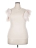 Unbranded Ivory Short Sleeve Top Size 2X - photo 1