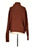 Love Ellie Solid Brown Turtleneck Sweater Size S - photo 2